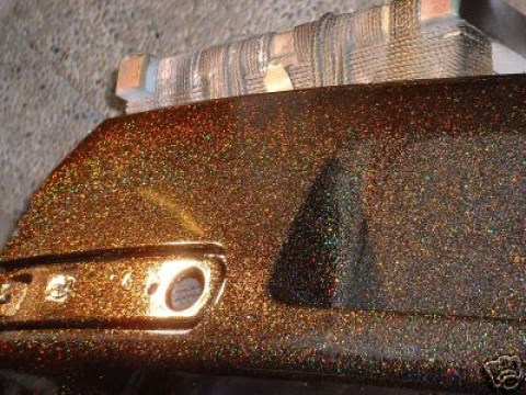 Holographie gold mittel